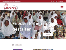 Tablet Screenshot of eirene.org